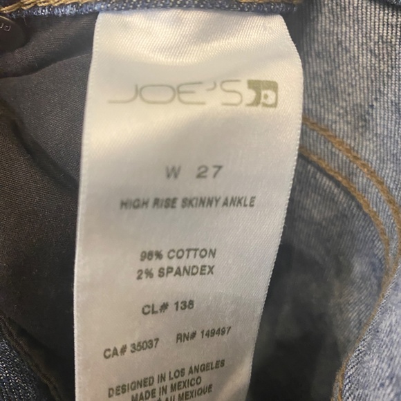 Skinny Joes Jeans Size 27 - Picture 3 of 5